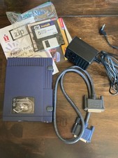 Vintage Iomega Zip 100MB Ext Disk Drive Parallel Port Cables PC W/ SOFTWARE