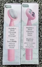 Vibrating Facial Massager & Roller ~ Stainless Steel ~ All Skin Types