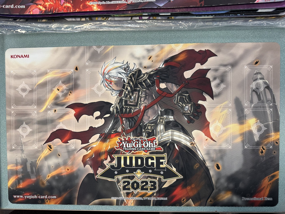 Yugioh Official Konami Judge Playmat Unused / Most Sealed