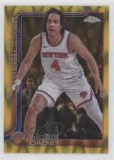 2025-26 Topps Chrome Gold RayWave Refractor 35/50 Pacome Dadiet Pacôme #111 12u8