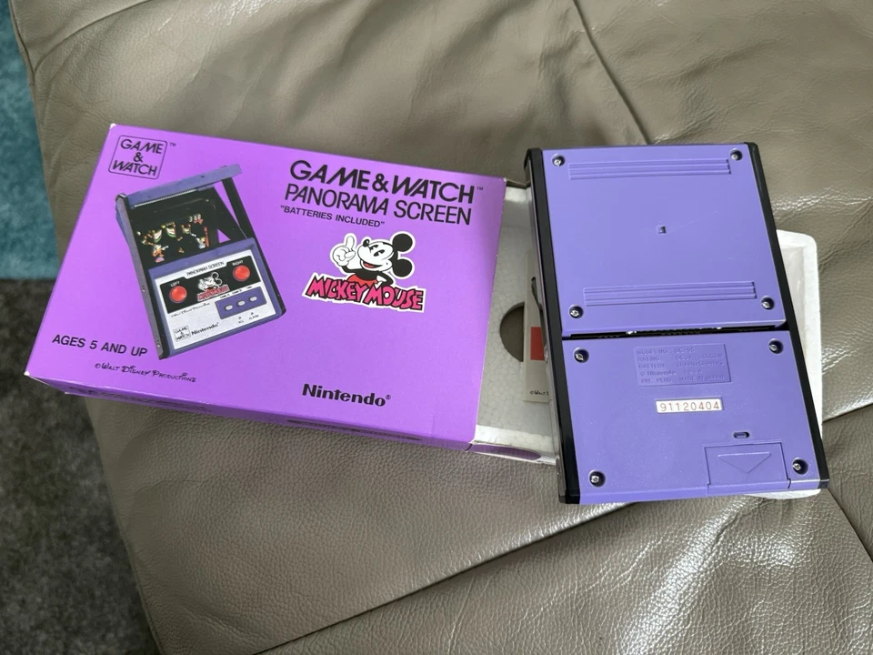 Nintendo Game & Watch Mickey Mouse Panorama Boxed Mint - Photo 2/3