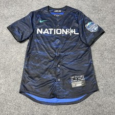 National League Jersey Mens Black MLB Baseball All-Star Game 2023 Seattle Nike