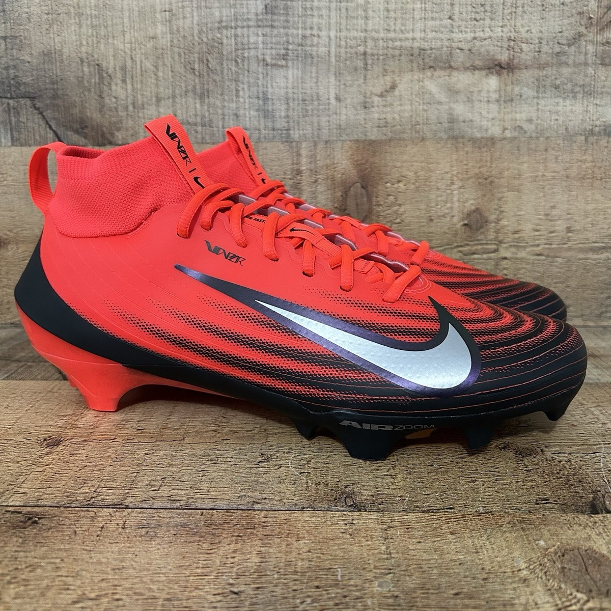 Nike Football Cleats Mens Size 15 Zoom Vapor Pro 1 Crimson Red