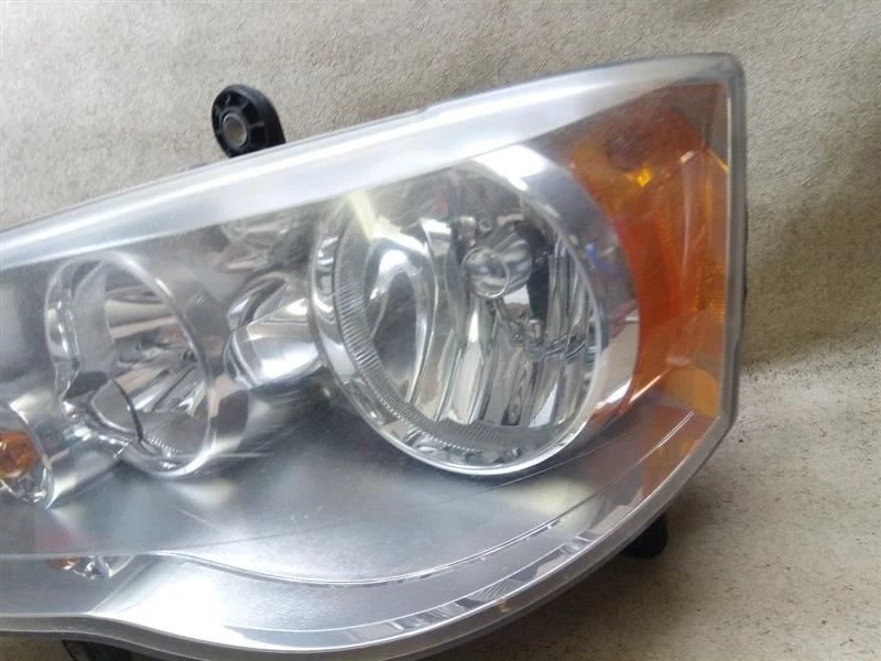 Driver Left Headlight Quad Halogen Chrome Bezel Fits 11-20 DODGE CARAVAN eabt - Imagem 3 de 4