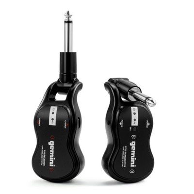 Gemini Wireless Guitar System, UHF 512 541.7 MHz, 165-ft/50 m Range, Recharge...