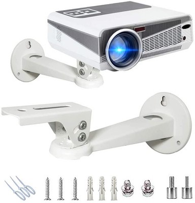 2-Be-Best Universal Projector Wall Mount Angle Adjustable 7.9 in, White 