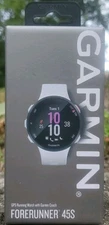 Garmin 010-02156-00 Forerunner 45s 39mm Easy-to-use GPS Running Watch - White