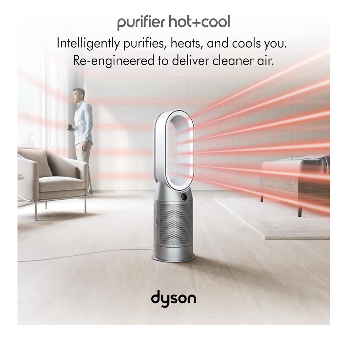 Dyson Purifier Hot+Cool HP07 Air Purifier, Heater, and Fan - Large