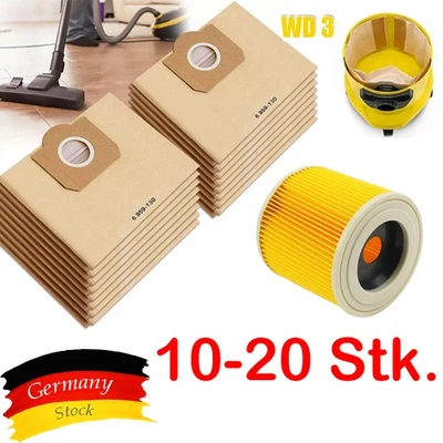 CELESTA 10x-20x Staubsaugerbeutel 6.959-130.0 für Kärcher WD3 WD3P Kärcher MV3P Premium