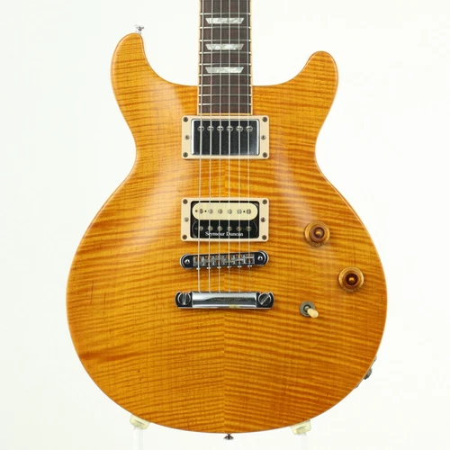 Gibson Usa / Les Paul Standard Double Cutaway Plus 1998 Made Trans Amber