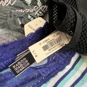 Victoria&rsquo;s Secret PINK Underwear Lot 30 Pairs + 2 Bras NWT L XL 2XL