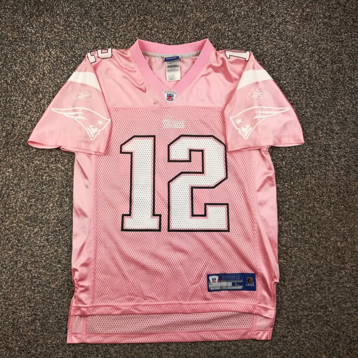 Buy Tom Brady Jersey New England Patriots Reebok Pink Youth Large