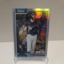 2026 Topps Series 1- Rainbow Foil Troy Johnston #317 Miami Marlins