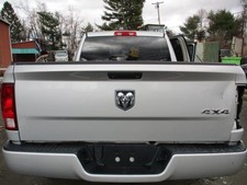 2013-2018 Dodge 1500 Pickup Tail Gate Silver Dented 2013-2018 Dodge 1500 Pickup Tail Gate Silver Dented