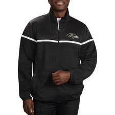 Baltimore Ravens Men's G-III Huddle Full-Zip Black Track Jacket - New With Tags!