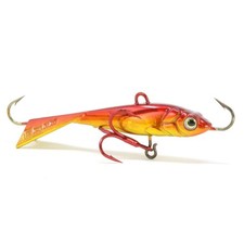 "3/16 Oz Tikka Mino Lure, Size 12, Red Gold Holographic Fishing Bait"