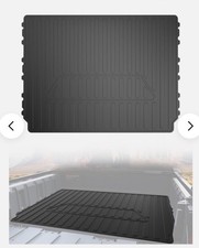 Cargo Bed Mat Liner for Kawasaki Mule PRO, TPE Rubber Rear Cargo Bed Mat All ...