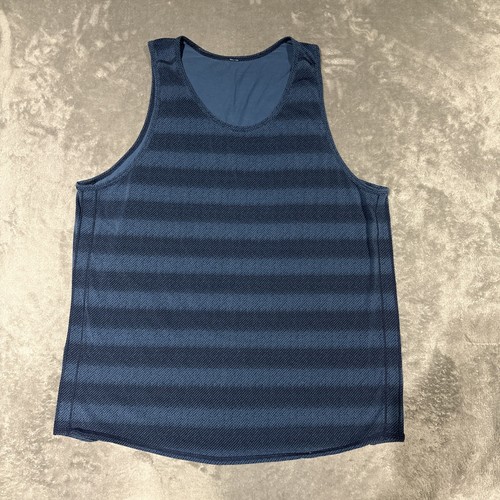 Lululemon Tank Top Men's Size XL Blue Athletic Pullover Stretch Sleeveless