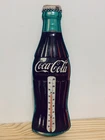 Vintage Coke Coca Cola Die Cut Tin Thermometer Advertising Robertson Made in USA
