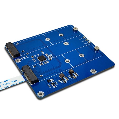 Expansion Board Module for 5 PCIE M.2 Dual SSD Expansion Board NVME9214 - Afbeelding 5 van 10