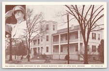 1942 Old Arsenal Little Rock AR Gen. MacArthur Birthplace Postcard