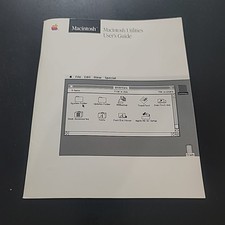 Vintage Apple Computer Macintosh Utilities User's Guide 030-3173-A,