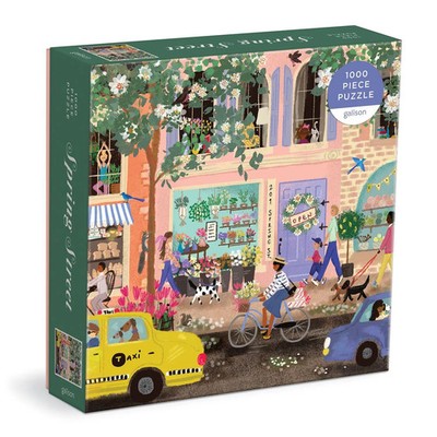 Spring Street 1000 Piece Puzzle in a Square Box | Galison | Spiel | Englisch