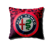 ALFA ROMEO CUSCINO 40x40 IDEA REGALO AMORE NATALE Bambino/a Adulto