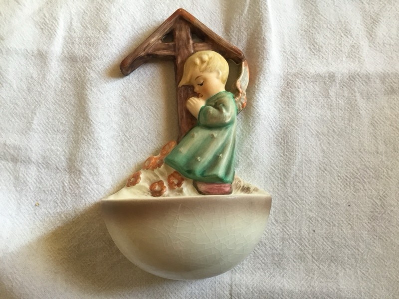 Vintage H.L. Hummel Holy Water Font