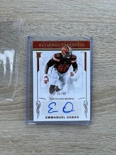 2016 Panini National Treasures Emmanuel Ogbah Gold Rookie Auto /49 Browns RC