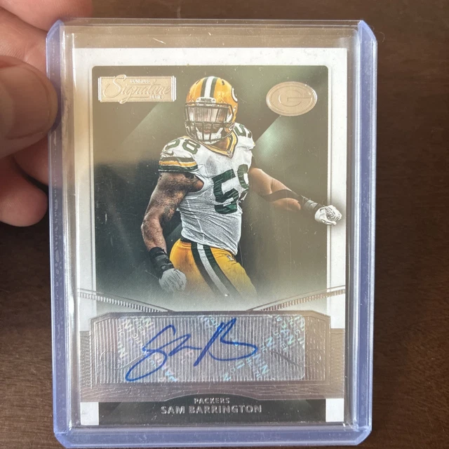 2015 Panini Donruss Signature Series Sam Barrington Autogramm #38 Green Bay Packers