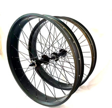 Cdh 26x 4 Fat Tire Bike Rim Bicycle Wheel Set Heavy Duty 12 G Spoke Wheel Black Cdh 26x 4 Fat Tire Bike Rim Bicycle Wheel Set Heavy Duty 12 G Spoke Wheel Black