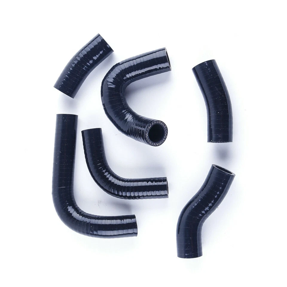 Manguera de radiador negra de silicona para Honda V65 V45 Magna VF1100C VF750C 1982-1986 Foto 3 de 4