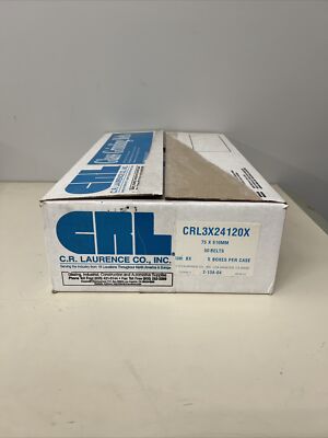 CRL 3'' x 24'' 120X Grit Grinding Belt- 10per Bx CASE OF 5 BOXES