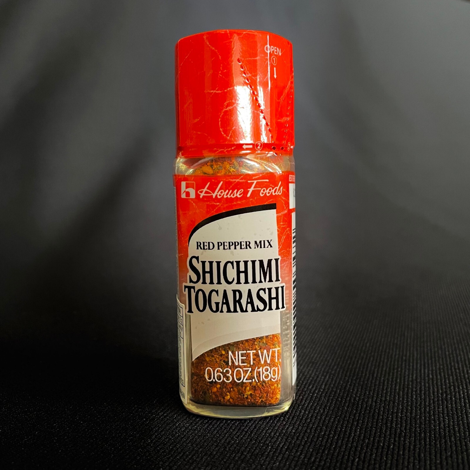 JAPANESE SHICHIMI TOGARASHI Red Chilli Pepper Orange Spice Made in Japan 18g