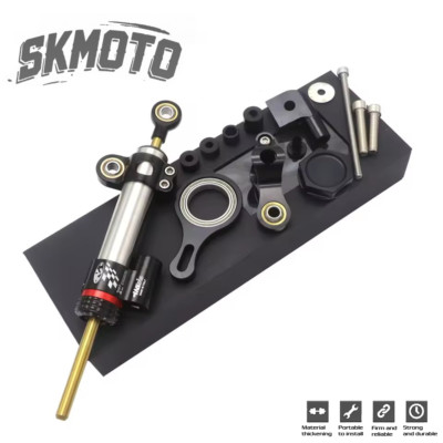 For Yamaha YZF R1 YZF R6 Stabilizer Steering Damper Bracket Support Mounting Kit