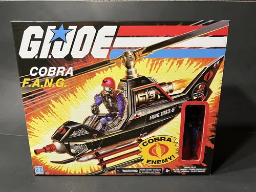 GI G I Joe COBRA FANG c PILOT MIB MISB SEALED RETRO COLLECTION WALMART EXCLUSIVE