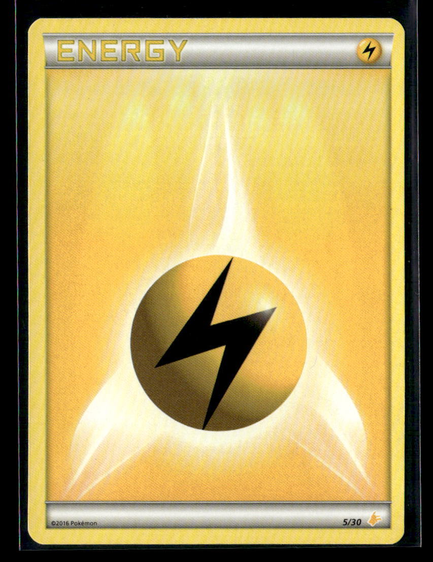 XY Trainer Kit: Pikachu Libre & Suicune #5/30 Lightning Energy (5) Pokemon