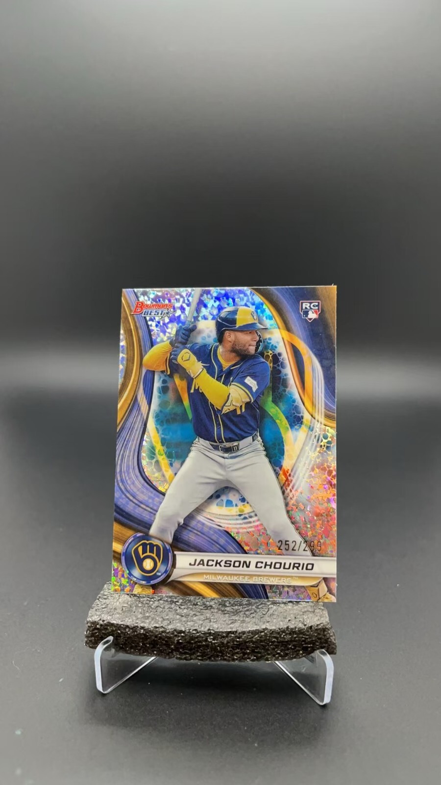 2024 Bowmans Best Jackson Chourio Mini Diamond Refractor 252/299 #1356S