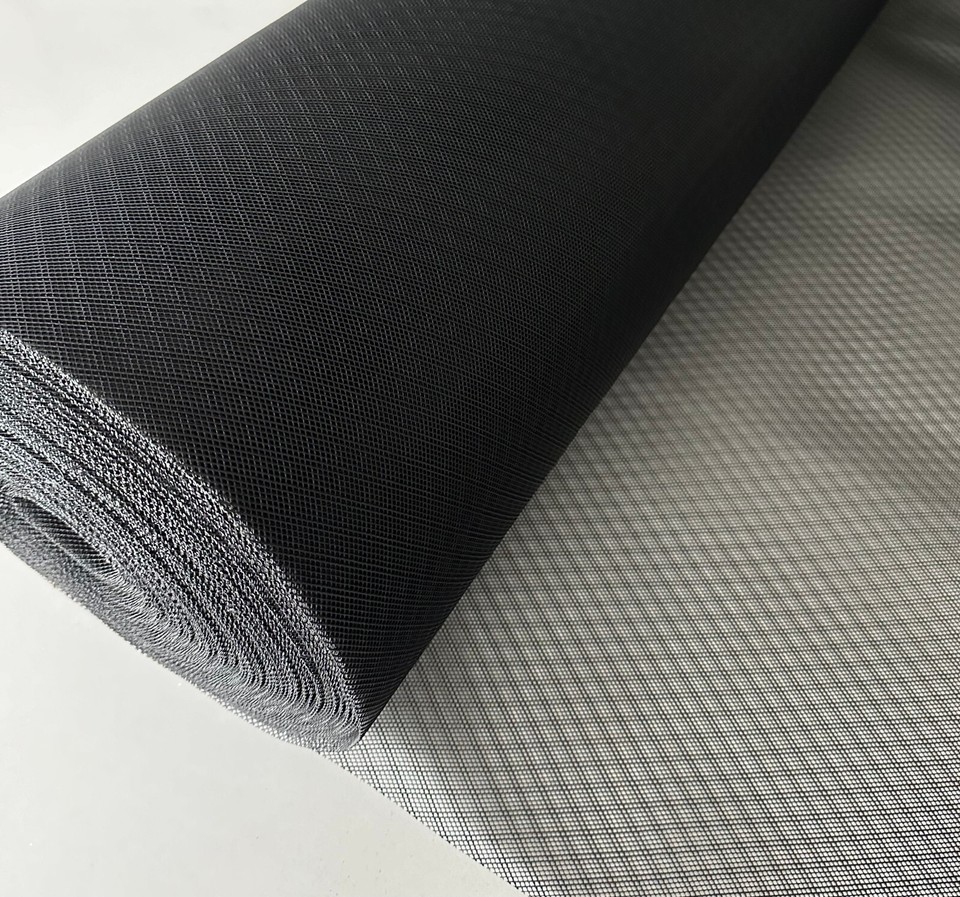 Black cladding mesh Plastic Soffit Vent Mesh semi-rigid mesh insect ...