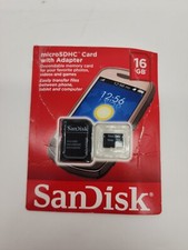 SANDISK MICRO SDHC CARD 32 GB WITH ADAPTER MEMORY CARD new
