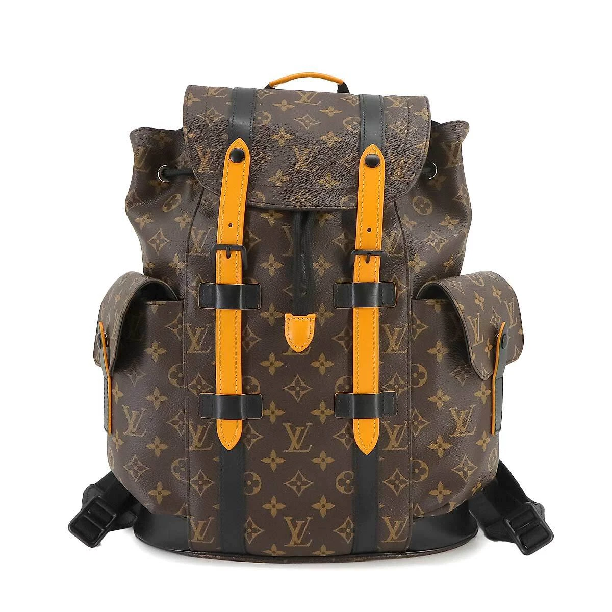 LOUIS VUITTON Monogram Macassar Christopher PM Back Pack M46686 
