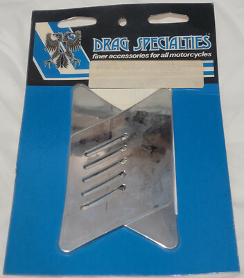 NEW NOS Drag Specialties Fairing Accents Escutcheons PN 719904 6098481800 Silver