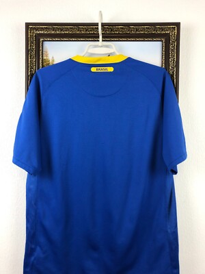 Brazil Away football shirt 2010 Soccer Jersey Nike Mens Trikot