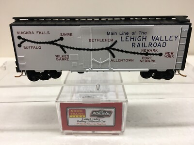N Scale Micro Trains MTL Special Run 11-01 Lehigh Valley Rolling Billboard Car