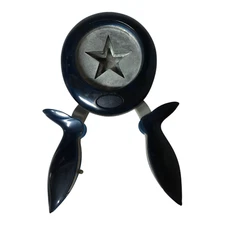 Fiskars 1.5” Star Squeeze Paper Punch Scrapbooking Crafts Card Making Blue