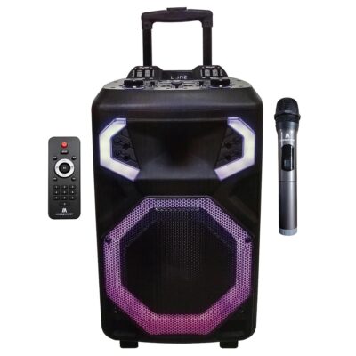 Maxpower Portable 15'' Woofer Bluetooth Professional Speaker System  Mpd1530Xb