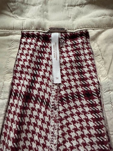 Free People Plaid Check Shorts Size UK 14 - Picture 7 of 7