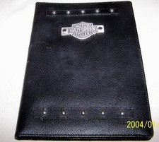 harley davidson studded document wallet 8 x 6