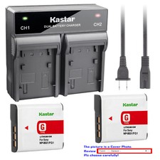 Kastar Battery AC Rapid Charger for Sony NP-BG1 NP-FG1 Sony Cyber-shot DSC-W55
